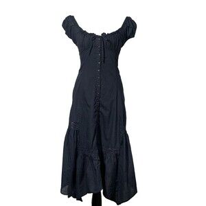 chinese dress ladies Cora Midi Linen Dress – Ysanne main image 0